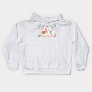 Lama couple Kids Hoodie